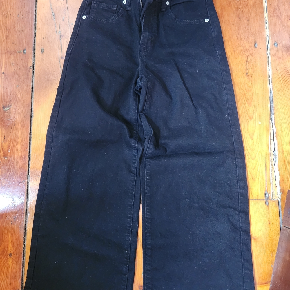 GAP Denim High-Rise Wide-Leg Pants